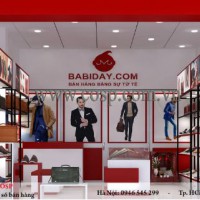 Thiết kế shop giày dép thời trang Babiday anh Thuận - HCM