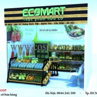 Thiết kế gian hàng trưng bày thực phẩm sạch Chị Lan - Hoàng Quốc Việt