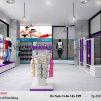 Thiết kế cửa hàng bikini của anh Long tại Hà Nôi