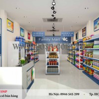 Thiết kế siêu thị mini - Chị Thủy - Hà Nội
