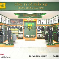 Thiết kế phòng mẫu trưng bày thời trang Cty X20