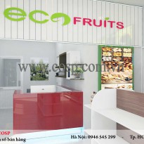 Thiết kế shop hoa quả - Eco Fruit - Chị Trang