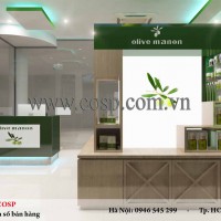 Thiết kế Shop mỹ phẩm Olive manon - Chị Hương - Bến Tre
