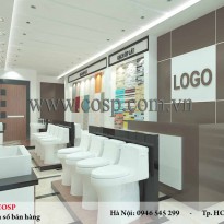 Thiết kế showroom thiết bị vệ sinh cao cấp - Liên Nam - Hà Đông