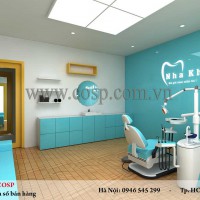 Thiết kế nội thất phòng khám Nha Khoa Chị Nga - Hà Đông