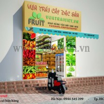 Thiết kế Shop thực phẩm hoa quả - Anh Thịnh - Linh Đàm
