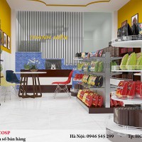 Thi công siêu thị mini bánh kẹo Socola - Chị Hiền - TP. HCM