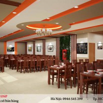 Thiết kế cửa hàng phở Lý Quốc Sư - Chị Loan - Hà Đông