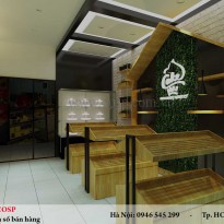 Thiết Kế Cửa Hàng Bánh - Chị Đông - Bắc Giang