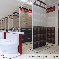 Thiết Kế Cửa Hàng Vật Liệu Xây Dựng - Thiết Bị Vệ Sinh - Anh Hùng