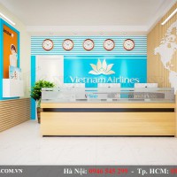Thiết Kế Nội Thất Văn Phòng Du Lịch & Vé Máy Bay - Chị Hường - Gia Lâm