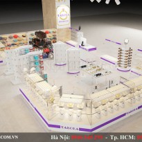 Thiết kế gian hàng trang sức phụ kiện Tabora - Chị Phượng  - Long Biên