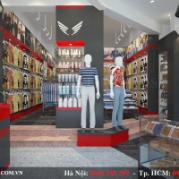 Thiết kế shop thời trang nam Anh Việt - Đông Anh - Hà Nội