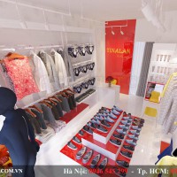 Thiết kế Shop thời trang nam nữ Chị Lan Anh