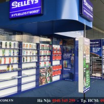 Thi Công Nội Thất Gian Hàng Hội Trợ - VietBuild CTY CP Keo Selleys