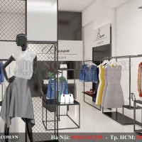 Thiết kế nội thất Shop thời trang chị Hằng Bắc Ninh