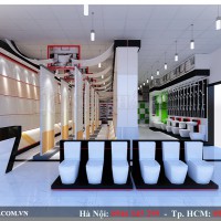 Thiết kế showroom TBVS - Anh Tiến - Bắc Giang