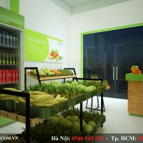 Thiết kế Shop hoa quả thực phẩm sạch - C Phương Anh - Thái hà