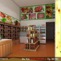 Thiết Kế Shop Thực Phẩm Sạch - Chị Cúc