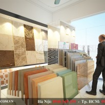 Thiết kế shop vật liệu xây dựng - Thiết bị vệ sinh - Anh Tuấn
