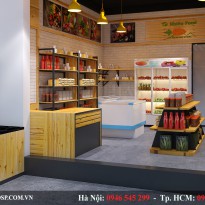 Thiết kế shop thực phẩm sạch - Chị Dung - Hà Nội