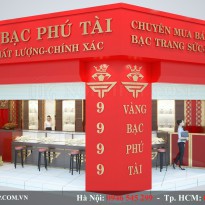 Thiết Kế Cửa Hàng Vàng Bạc Phú Tài - Anh Cường -Thanh Hóa