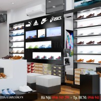 Thiết kế nội thất shop giày thể thao - Anh Lâm - Đà Nẵng