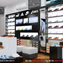 Thiết kế nội thất shop giày thể thao - Anh Lâm - Đà Nẵng