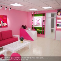 Thiết kế shop mỹ phẩm Ánh Dương - Sunshine