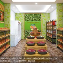 Thiết kế shop hoa quả - Anh Sang - Hà Đông