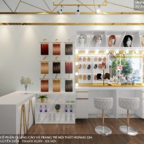 Thiết kế nội thất shop tóc giả My An - Chị Nụ