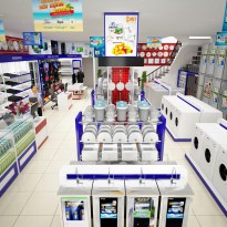 Thiết kế của hàng điện máy - Cẩm Phát - Sơn La