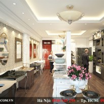 Thiết kế Showroom TBVS công ty HADUVICO - Anh Hải - Hà Nội