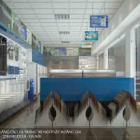 Thiết kế cửa hàng điện máy điện lạnh Hùng Cường - Anh Cường, Nghệ An