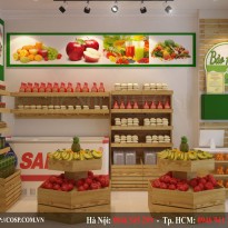 Thiết Kế Cửa Hàng Thực Phẩm - BẢO ANH - ORGANIC