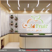 Thiết kế siêu thị hoa quả Gold Fruit - Chị Bình, Hàm Nghi