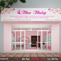 Thiết kế cửa hàng mỹ phẩm Thu Thủy 20m2 - Bắc Từ Liêm