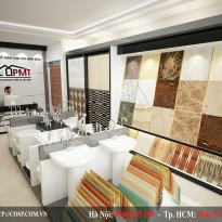 Thiết kế nội thất showroom thiết bị vệ sinh - Phú Minh Thảo