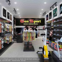 Thiết kế shop thể thao Gen Sport - Anh Lân - Bắc Ninh