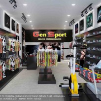 Thiết kế shop thể thao Gen Sport - Anh Lân - Bắc Ninh