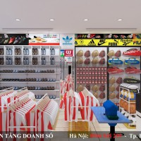 Thiết kế shop thời trang thể thao Châu Quỳ - Anh Cương - Anh Thái