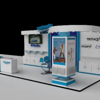 Thiết kế gian hàng dược phẩm