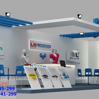 Thiết Kế Gian Hàng Công Ty Điện & Tự Động Hóa Lập Nhân