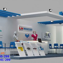 Thiết Kế Gian Hàng Công Ty Điện & Tự Động Hóa Lập Nhân