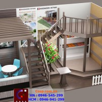 Thiết Kế Gian Hàng Hội Chợ Công Ty Kanyo Wood
