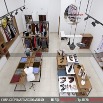 Thiết kế shop thời trang tổng hợp thời trang Việt-Anh Minh, Hà Nội