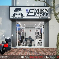 Thiết kế shop thời trang nam Anh Hậu 425A – Bạch mai