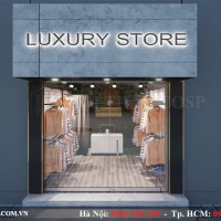 Thiết kế shop quần áo nam Luxury Store sang trọng với diện tích chỉ 15m2 