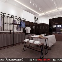 Thiết kế nội thất shop thời trang nam Chị Phương- Lạng Sơn