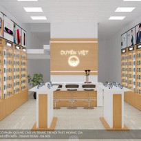 Thiết kế nội thất shop điện thoại anh Khắc - Bắc Giang